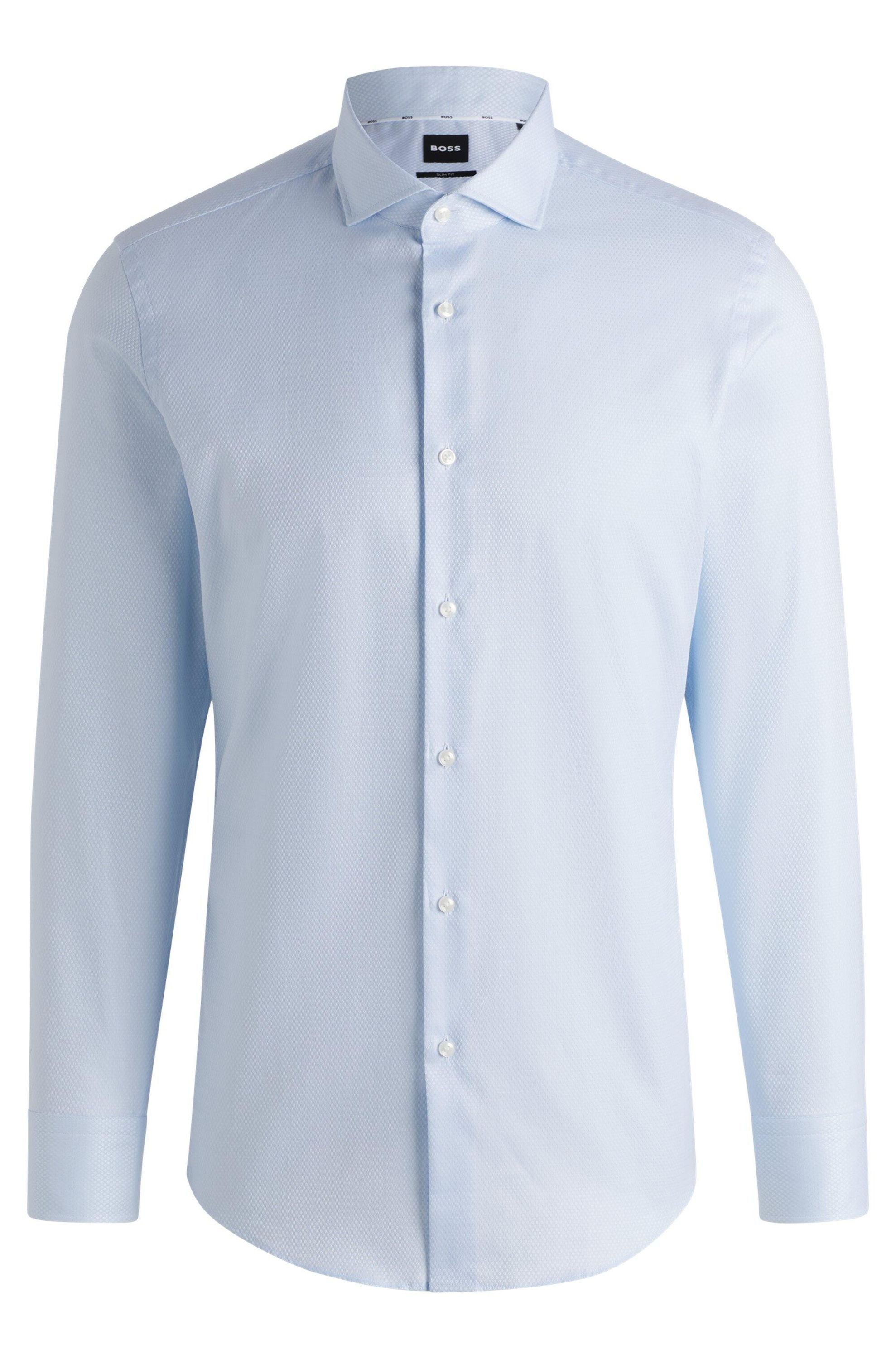 Businesshemd HANK Slim Fit - 450-Light/Pastel Blue - Blau