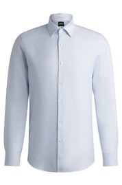 Hemd gestreift Slim Fit - 450-Light/Pastel Blue - Blau