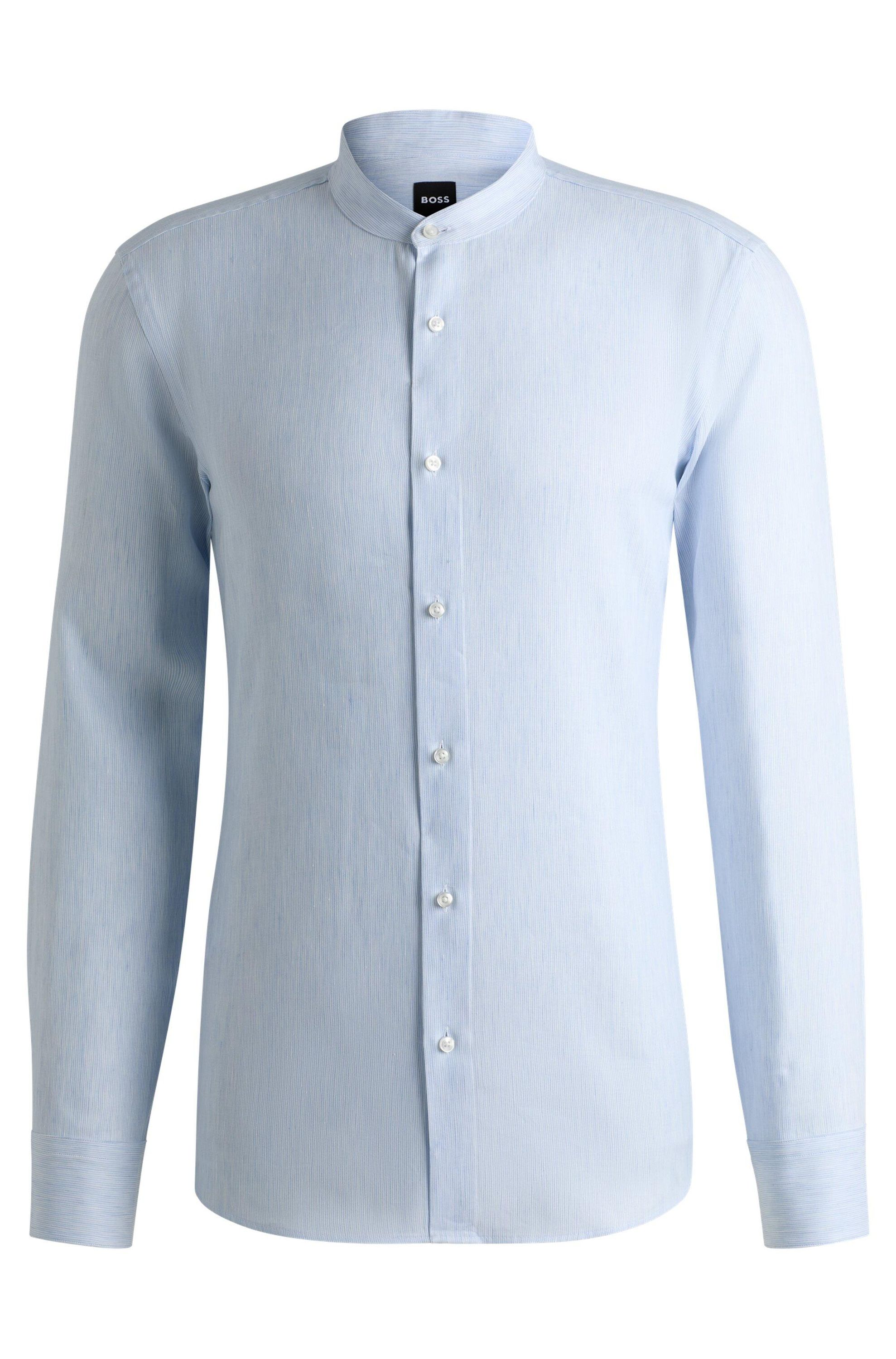 Hemd HANK Slim Fit - 450-Light/Pastel Blue - Blau