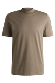 T-Shirt aus Baumwolle - 219-Medium Brown - Braun