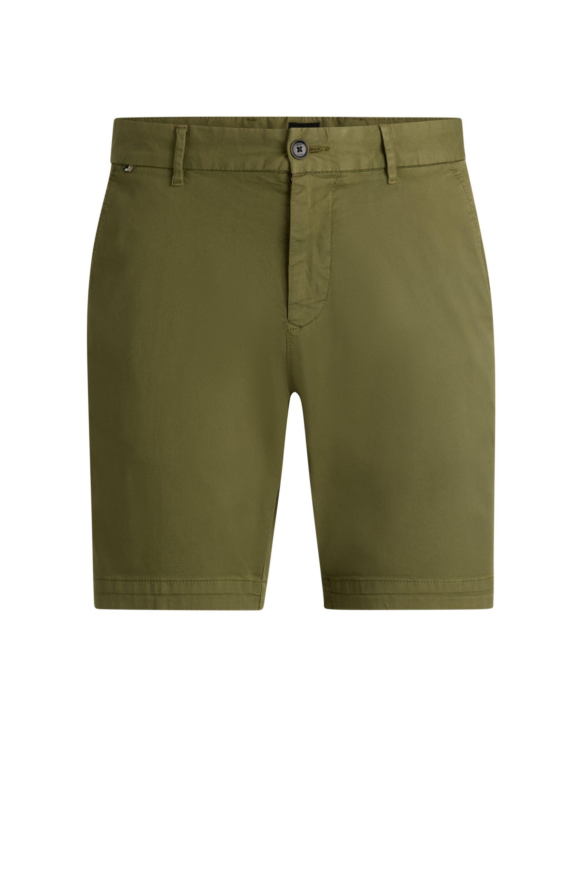 Chinoshorts Slim Fit - 302-Dark Green - Grün