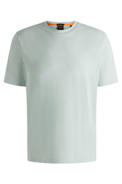 T-Shirt aus Baumwolle - 474-Open Blue - Blau