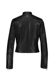 Lederjacke LASARI - 001-Black - Schwarz