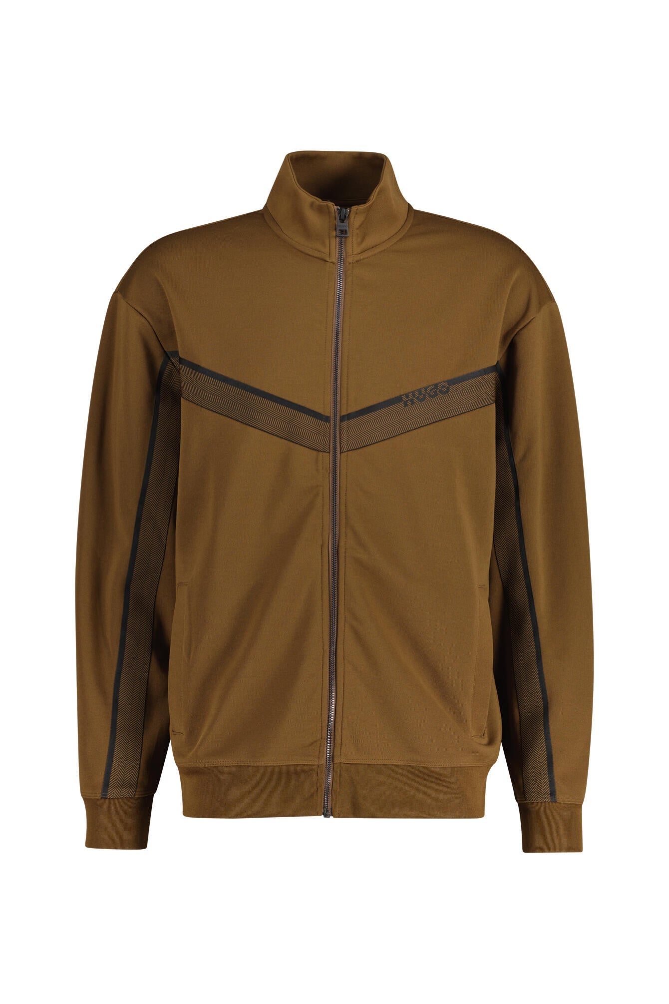 Sweatjacke - 217-Medium Brown - Braun