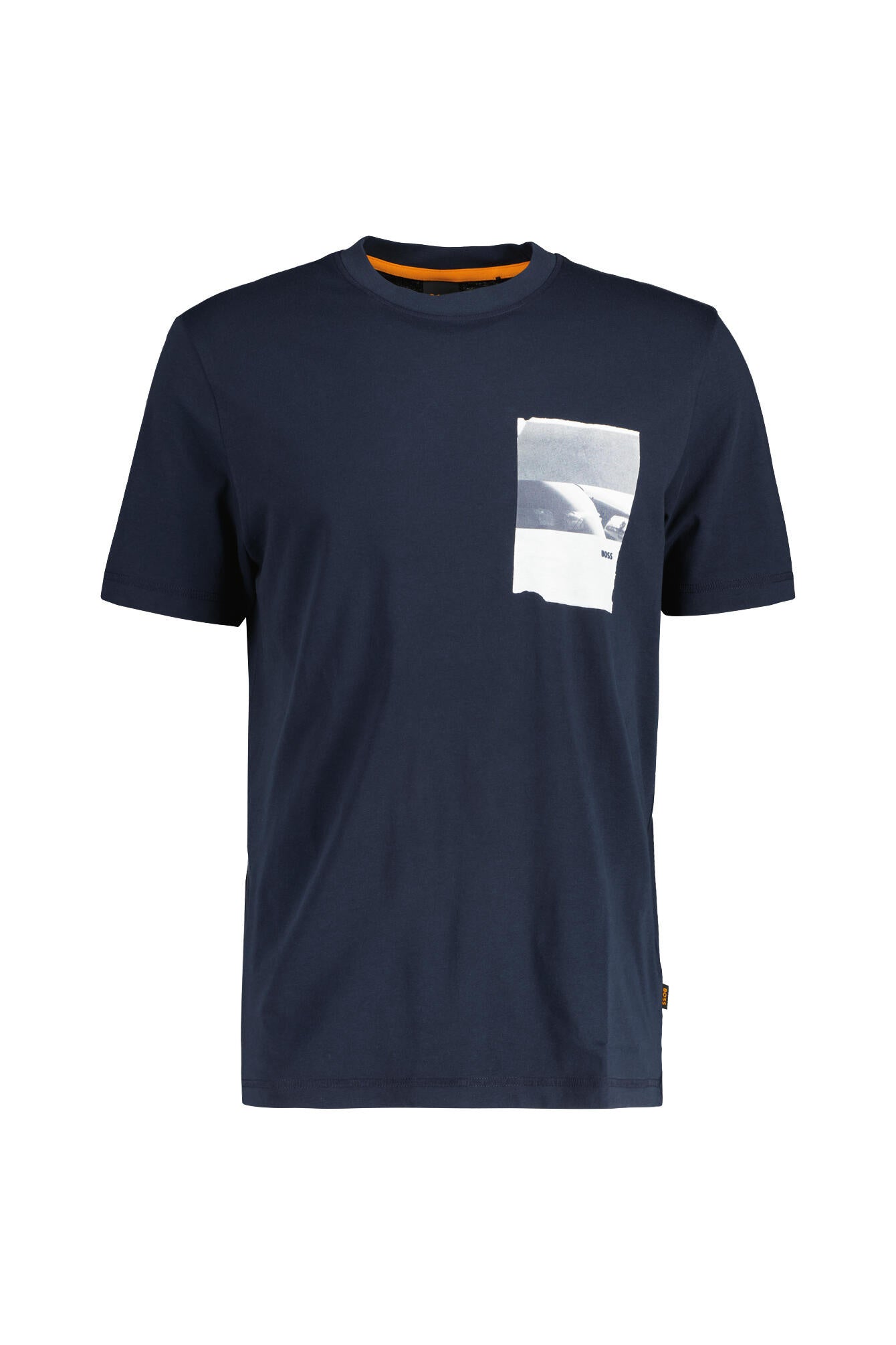 T-Shirt aus Baumwoll-Jersey mit Logo-Artwork - 404-Dark Blue - Blau