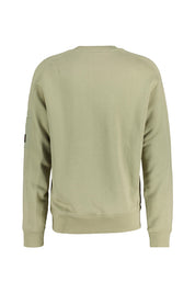 Sweatshirt aus Baumwollmix - 370-Open Green - Grün