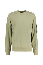 Sweatshirt aus Baumwollmix - 370-Open Green - Grün