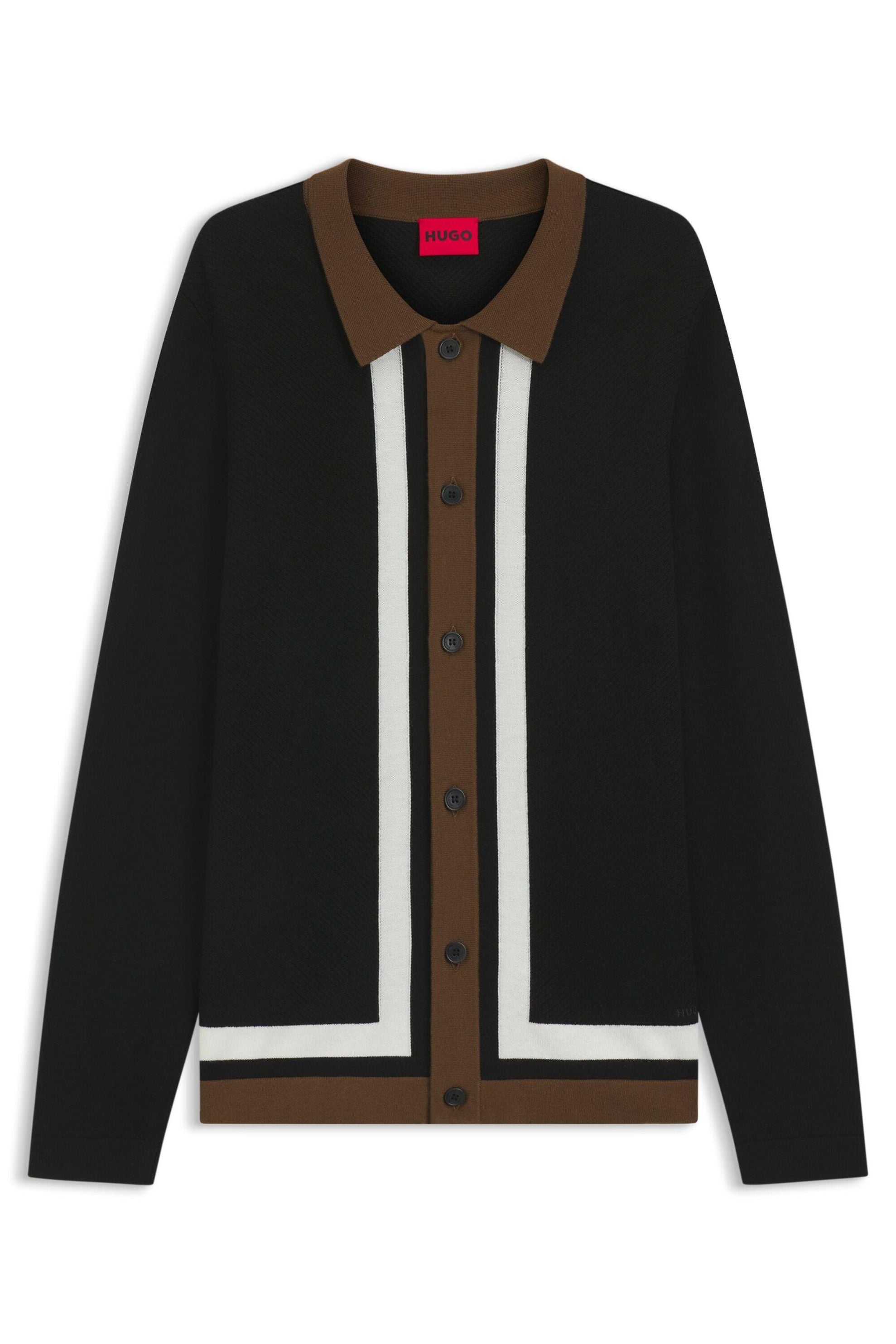 Strickpullover SPLON aus Viskosemix - 001-Black - Schwarz