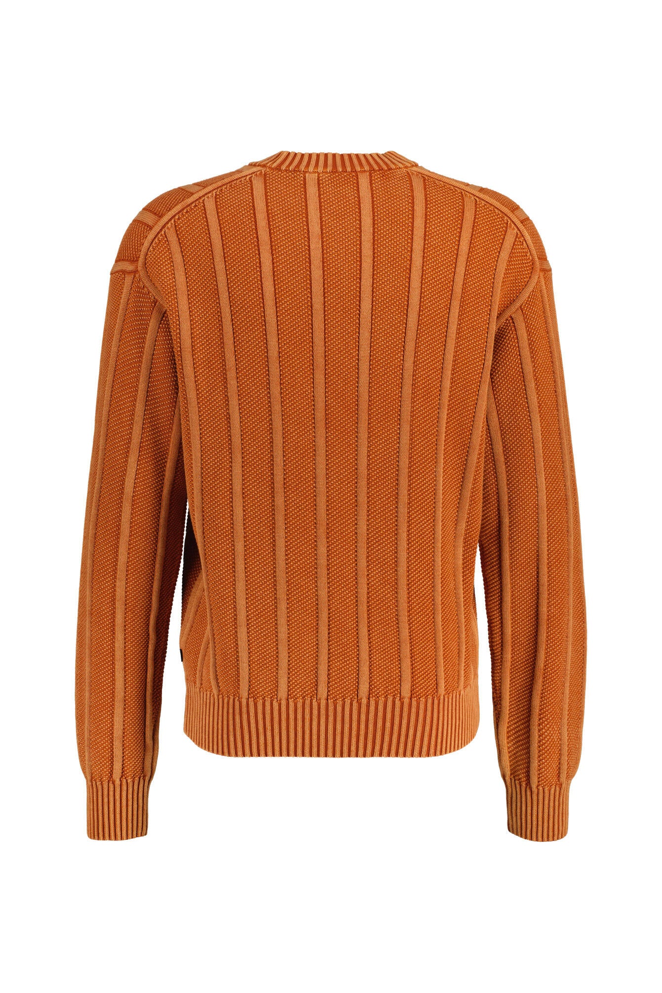 Strickpullover aus Baumwolle - 842-Open Orange - Orange