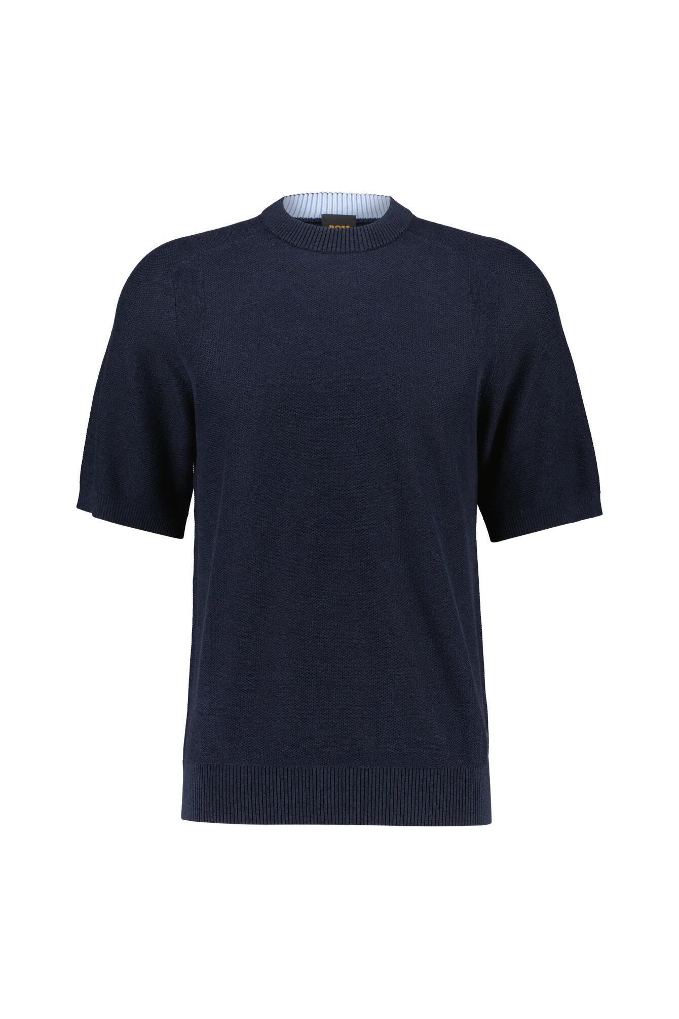 Strickpullover aus Baumwollmix - 404-Dark Blue - Blau