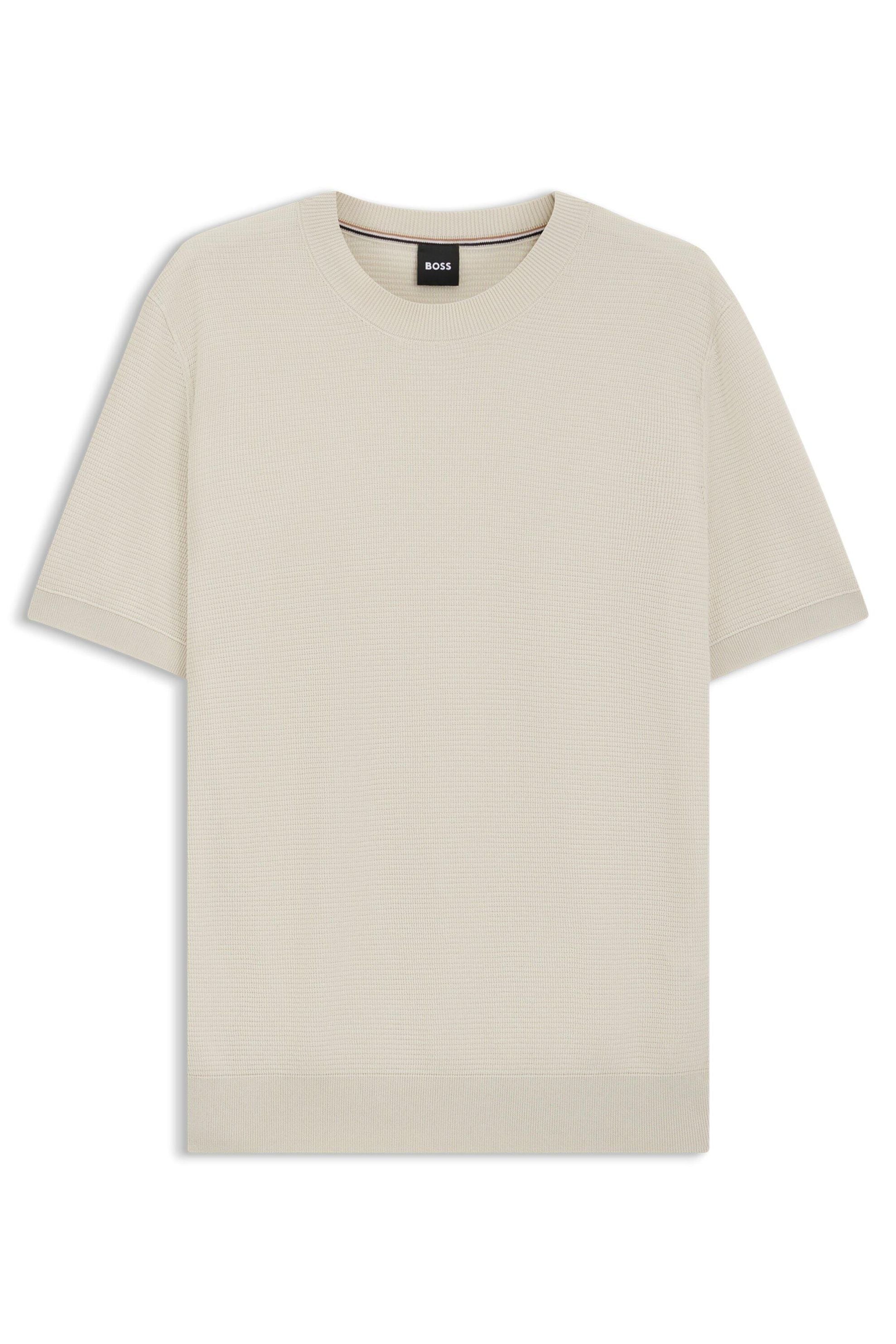 Strick Shirt - 131-Open White - Creme