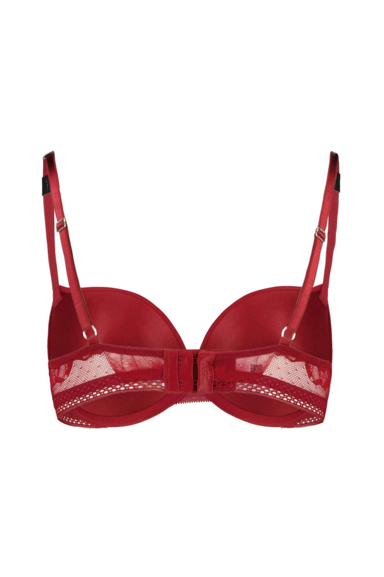 Push-up-BH PEONY LACE mit Spitze - 601-Dark Red - Rot