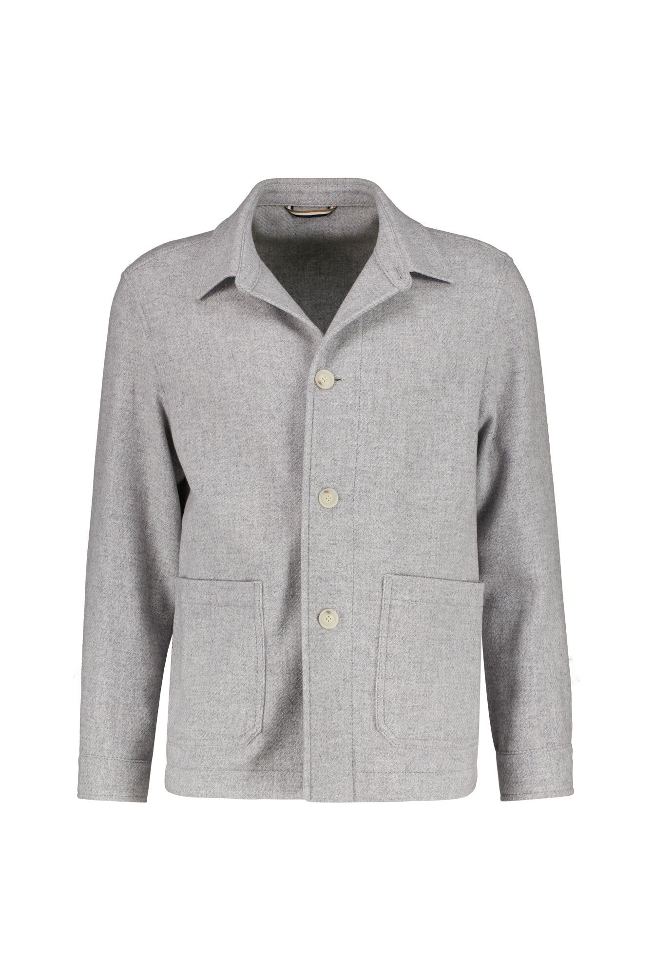 Wolljacke Relaxed Fit - 072-Open Grey - Grau