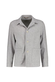 Wolljacke Relaxed Fit - 072-Open Grey - Grau