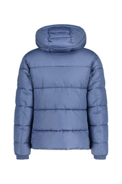 Steppjacke mit Kapuze - 495-Open Blue - Blau