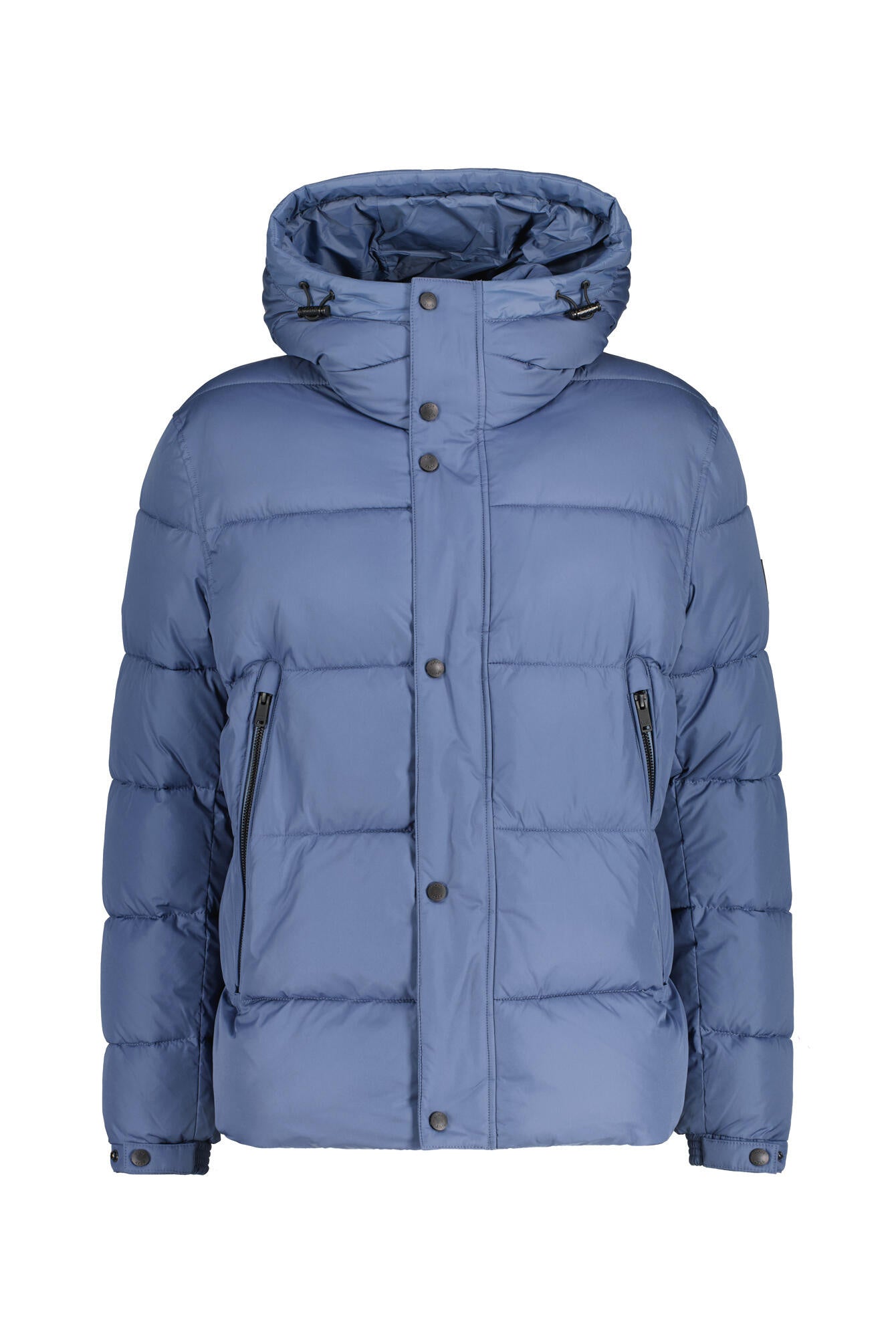 Steppjacke mit Kapuze - 495-Open Blue - Blau