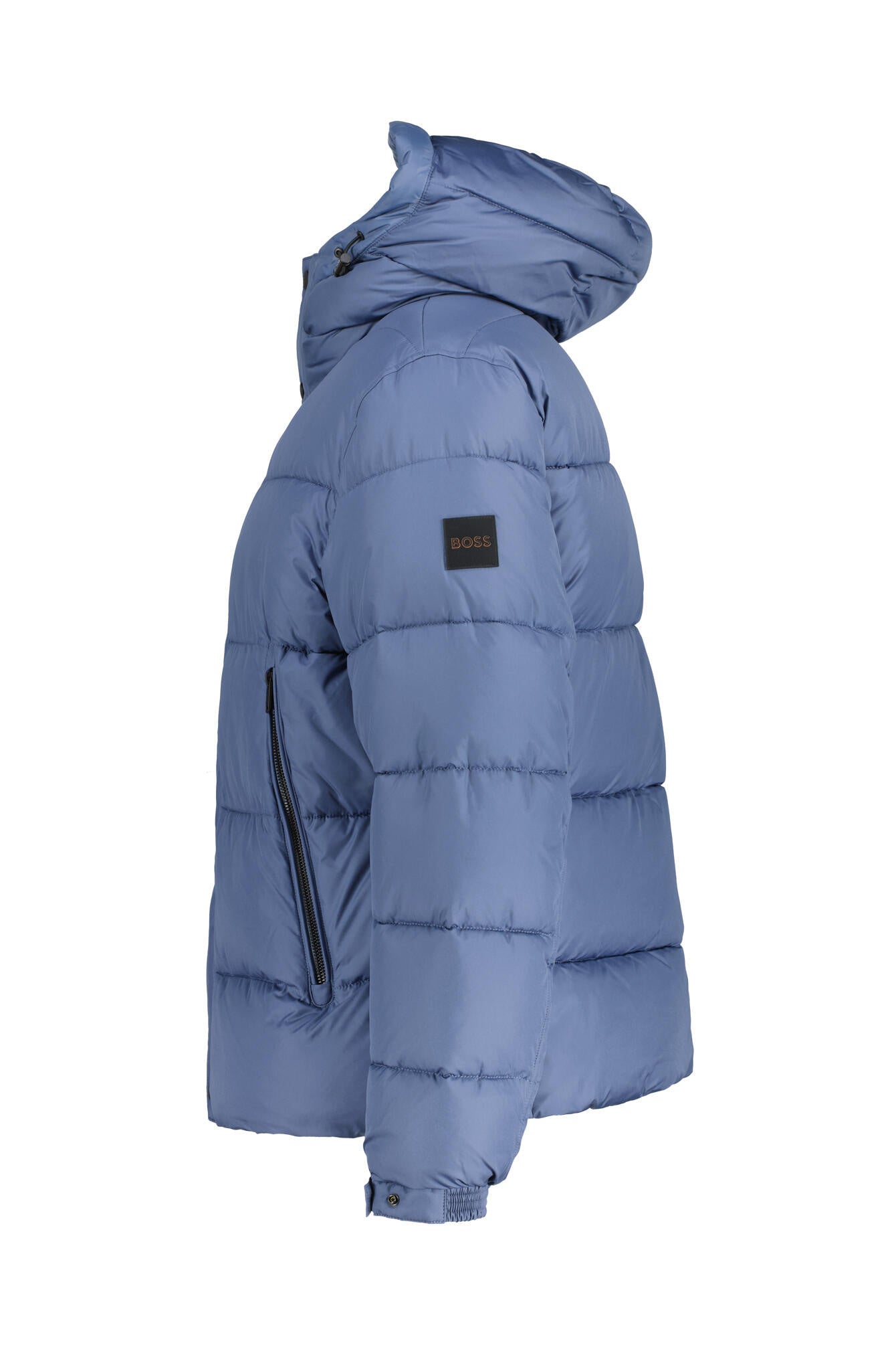 Steppjacke mit Kapuze - 495-Open Blue - Blau