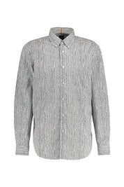 Freizeithemd RICKERT Regular Fit - 100-White - Schwarz | Weiß