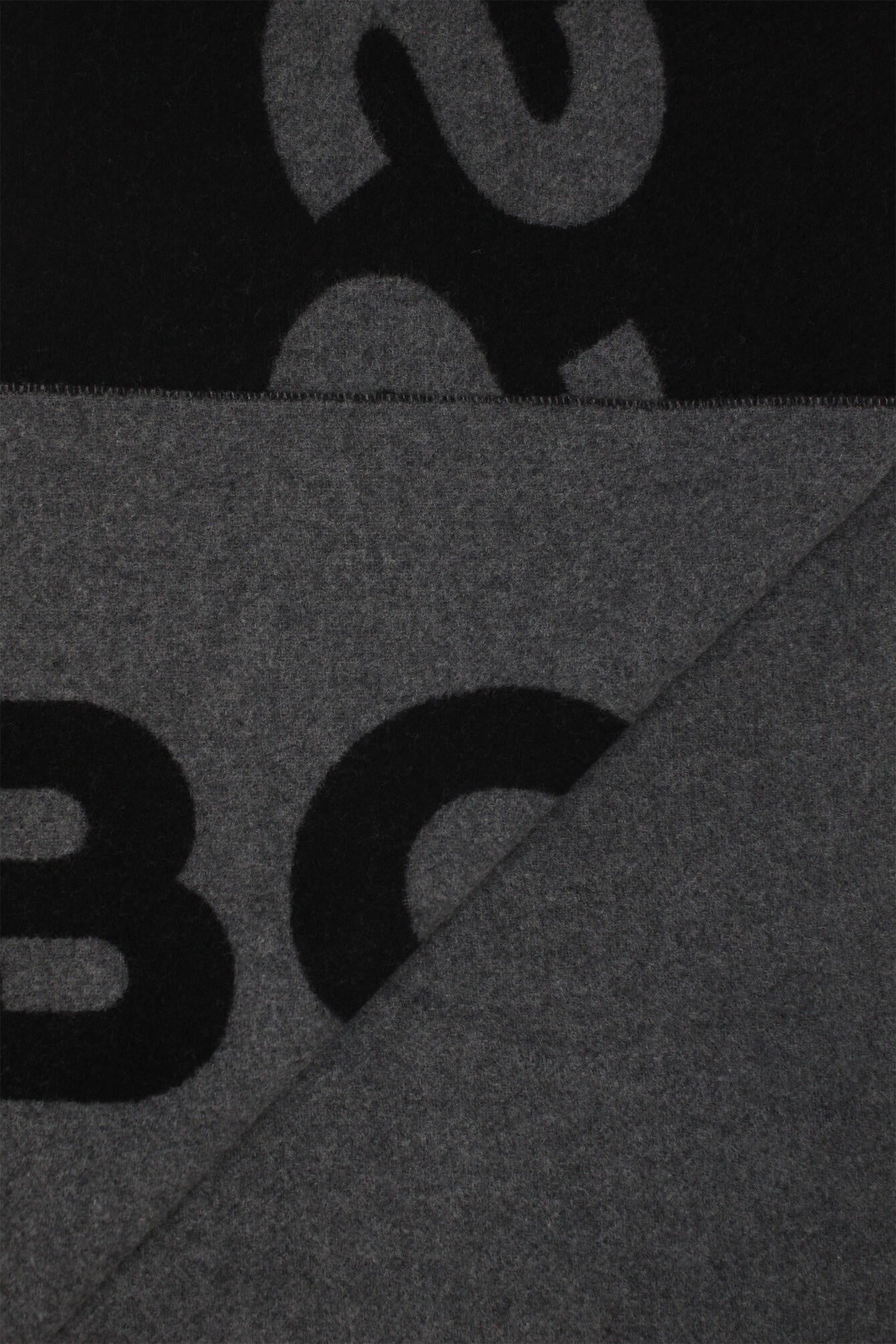 Schal RIKARD aus Wollmix - 032-Medium Grey - Grau