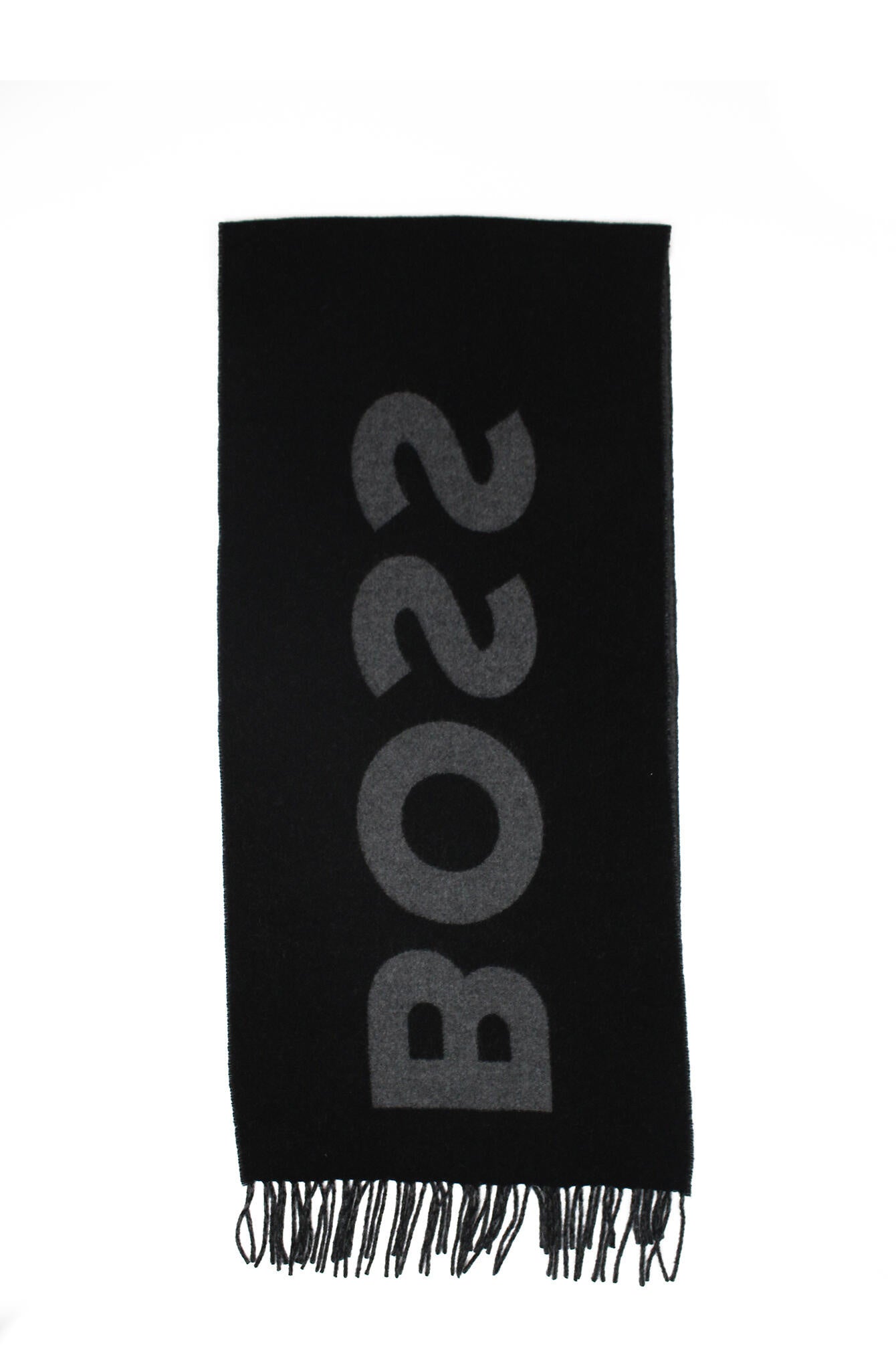 Schal RIKARD aus Wollmix - 032-Medium Grey - Grau