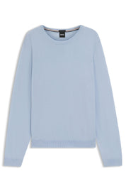 Strickpullover aus Schurwolle - 450-Light/Pastel Blue - Blau