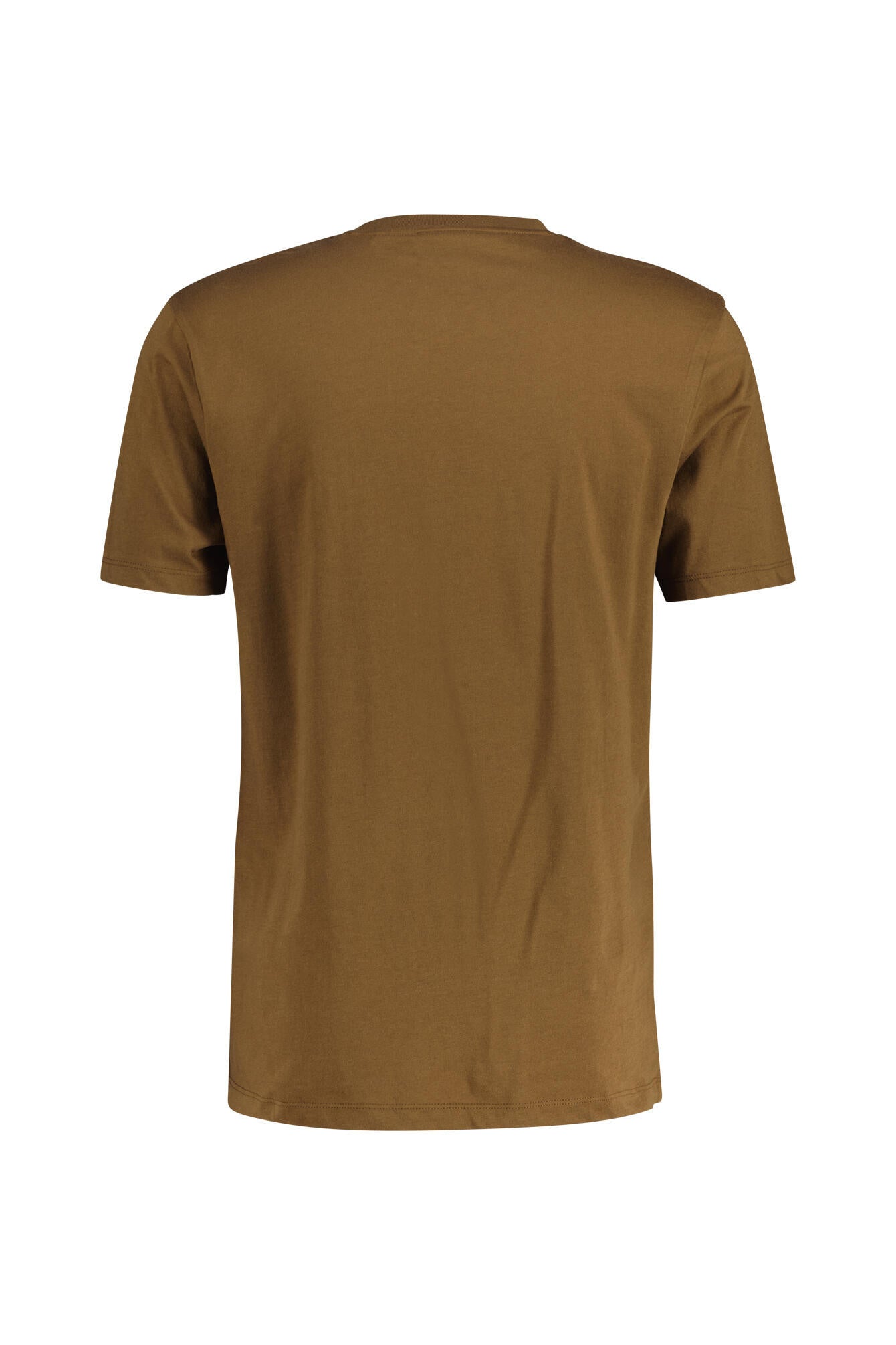 T-Shirt aus Baumwolle - 217-Medium Brown - Braun