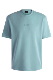 T-Shirt aus Baumwolle - 455-Light/Pastel Blue - Blau