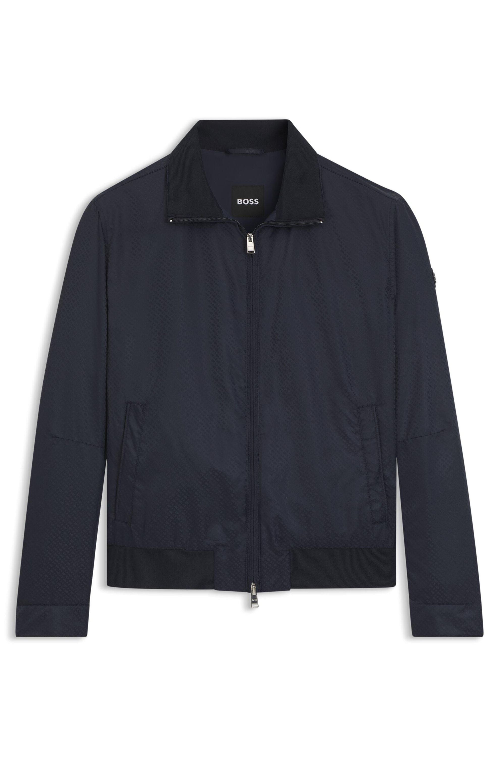 Bomberjacke CASAMU mit Mikro-Monogramm - 404-Dark Blue - Blau