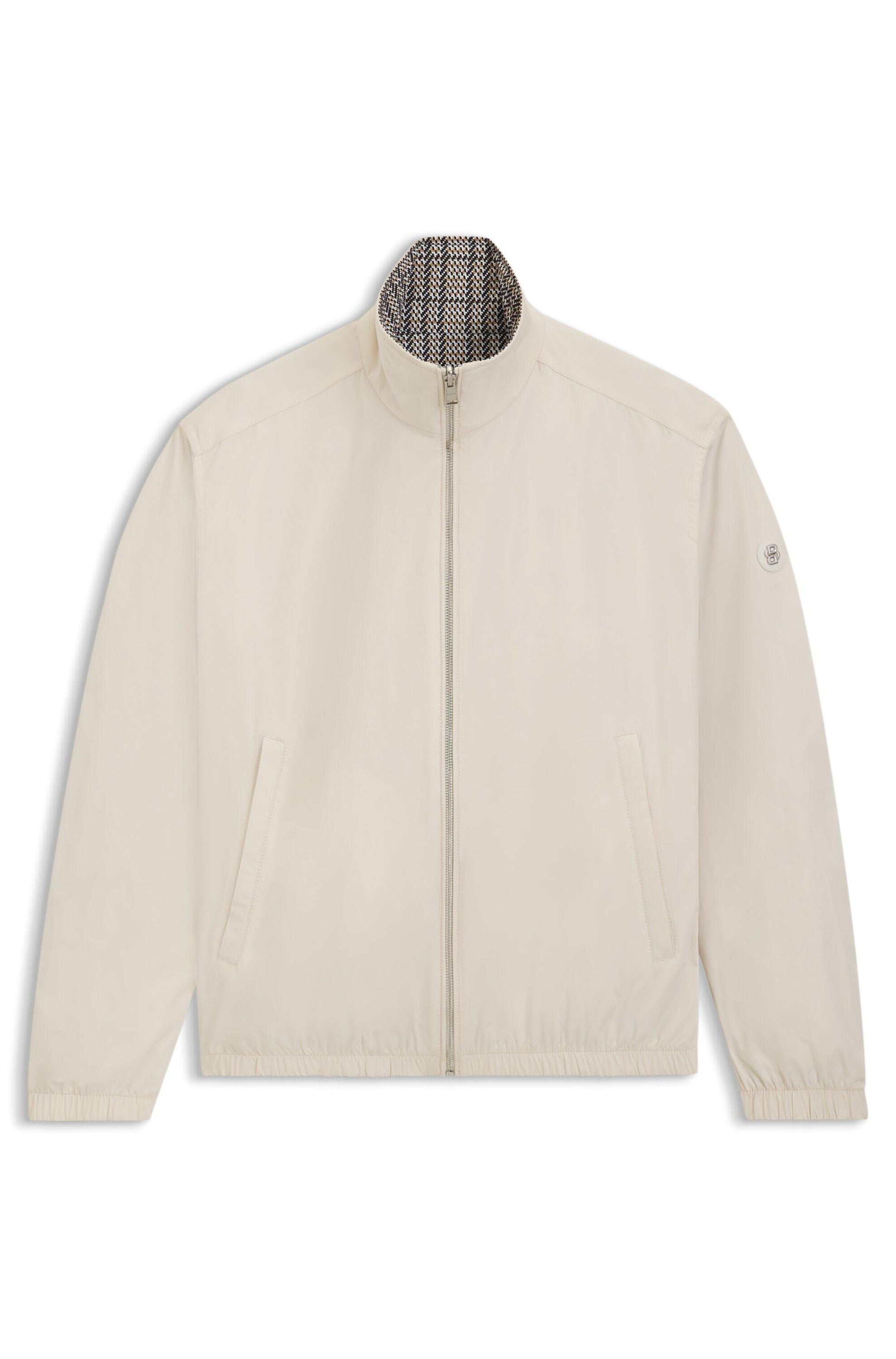 Übergangsjacke mit Stehkragen - 131-Open White - Creme
