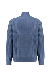 Strickpullover aus Wollmix - 495-Open Blue - Blau