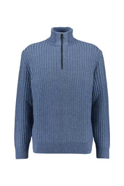 Strickpullover aus Wollmix - 495-Open Blue - Blau