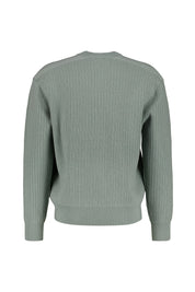 Strickpullover aus Baumwolle - 351-Open Green - Grün