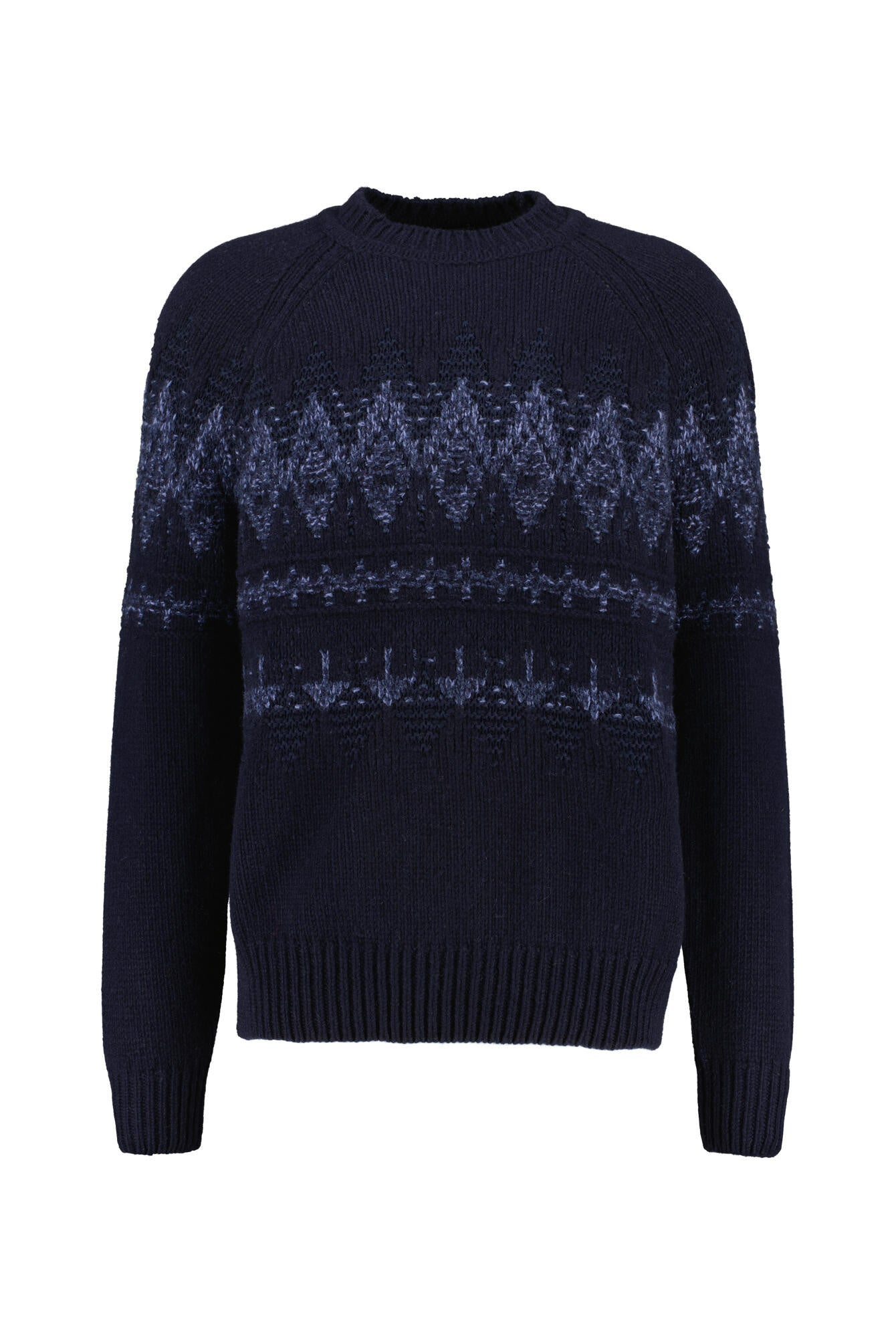 Strickpullover aus Wollmix - 404-Dark Blue - Blau