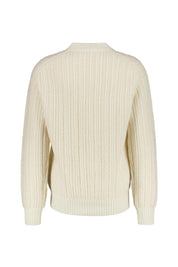 Strickpullover - 106-Natural - Weiß