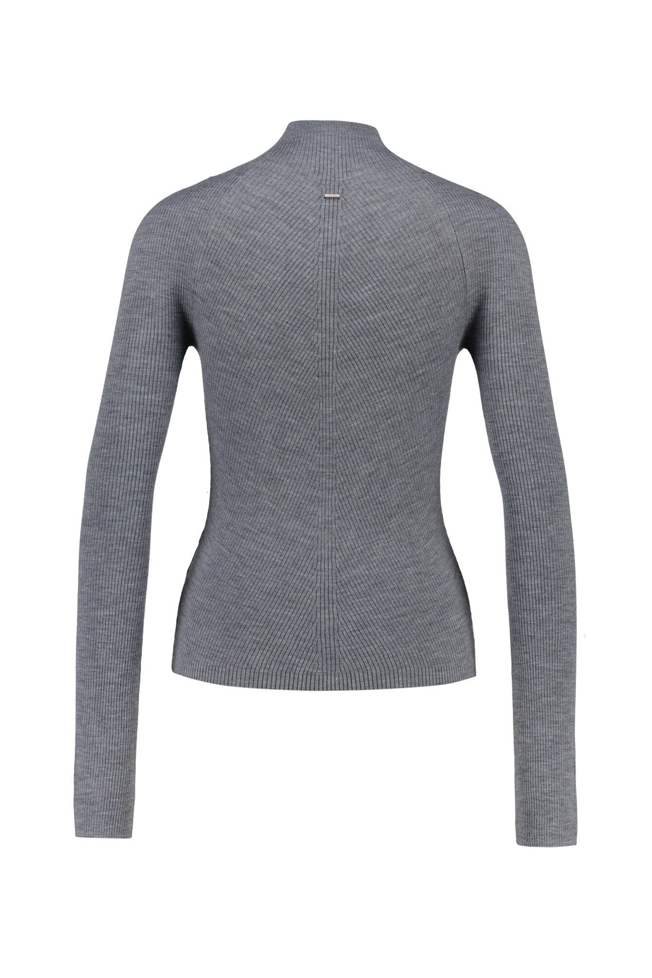 Strickpullover aus Merinowolle - 058-Light/Pastel Grey - Grau