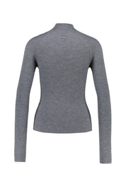 Strickpullover aus Merinowolle - 058-Light/Pastel Grey - Grau