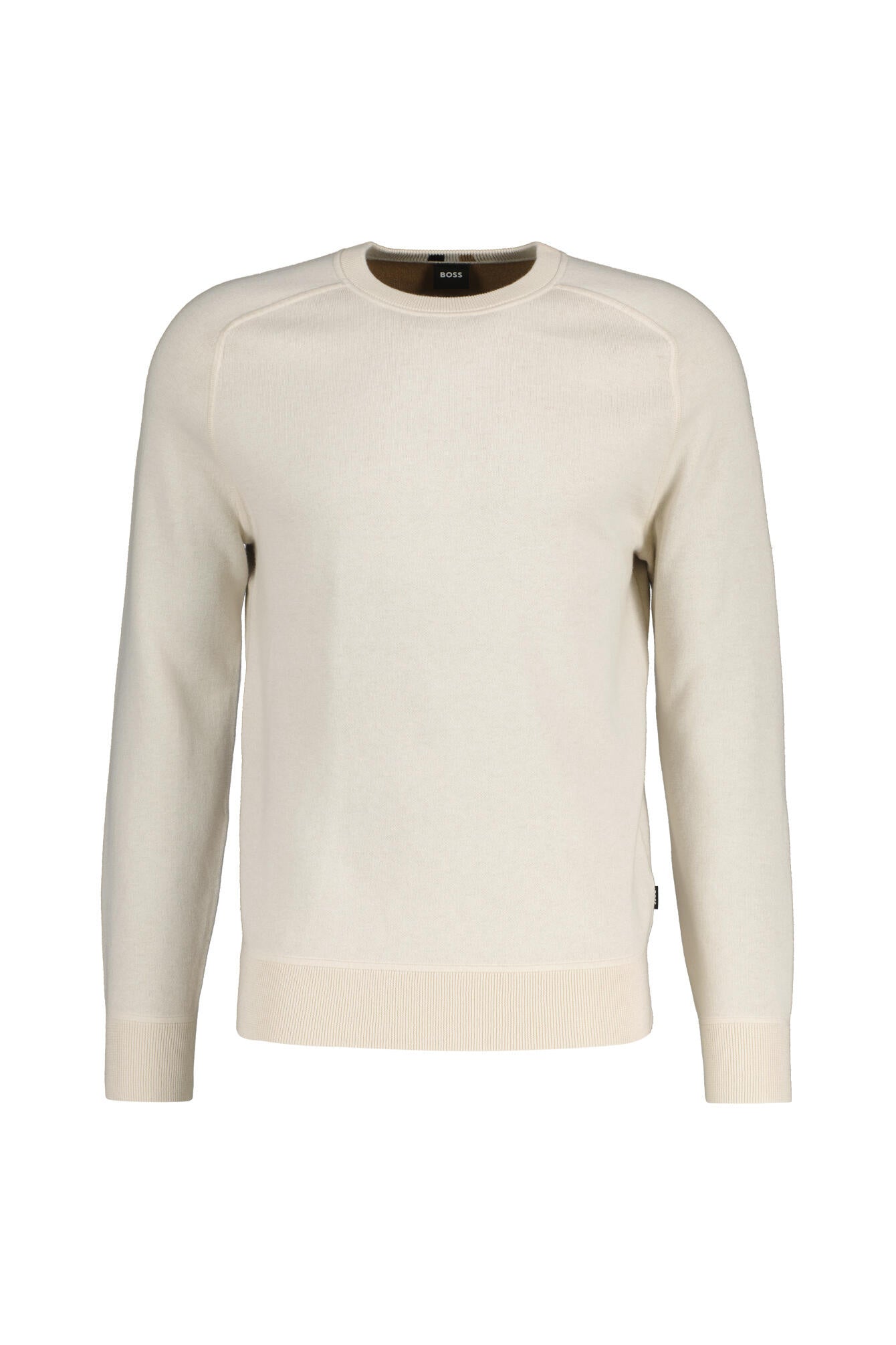 Strickpullover aus Baumwollmix - 131-Open White - Beige