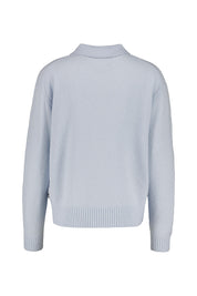 Strickpullover HADONE aus Schurwolle - 499-Open Blue - Blau