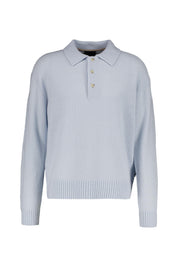 Strickpullover HADONE aus Schurwolle - 499-Open Blue - Blau