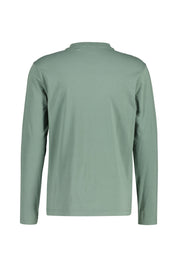 Langarmshirt aus Baumwolle - 358-Open Green - Grün