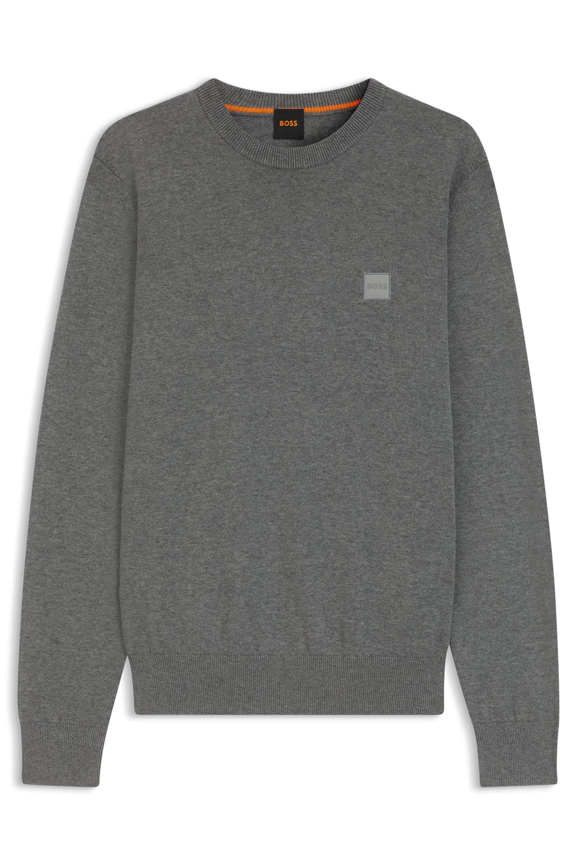 Sweatshirt aus Baumwolle - 041-Silver - Grau