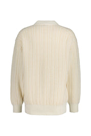 Strickpullover - 106-Natural - Weiß