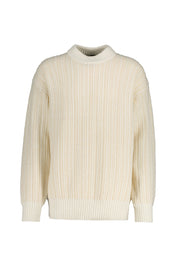 Strickpullover - 106-Natural - Weiß