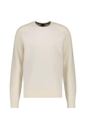 Strickpullover aus Schurwolle - 131-Open White - Creme