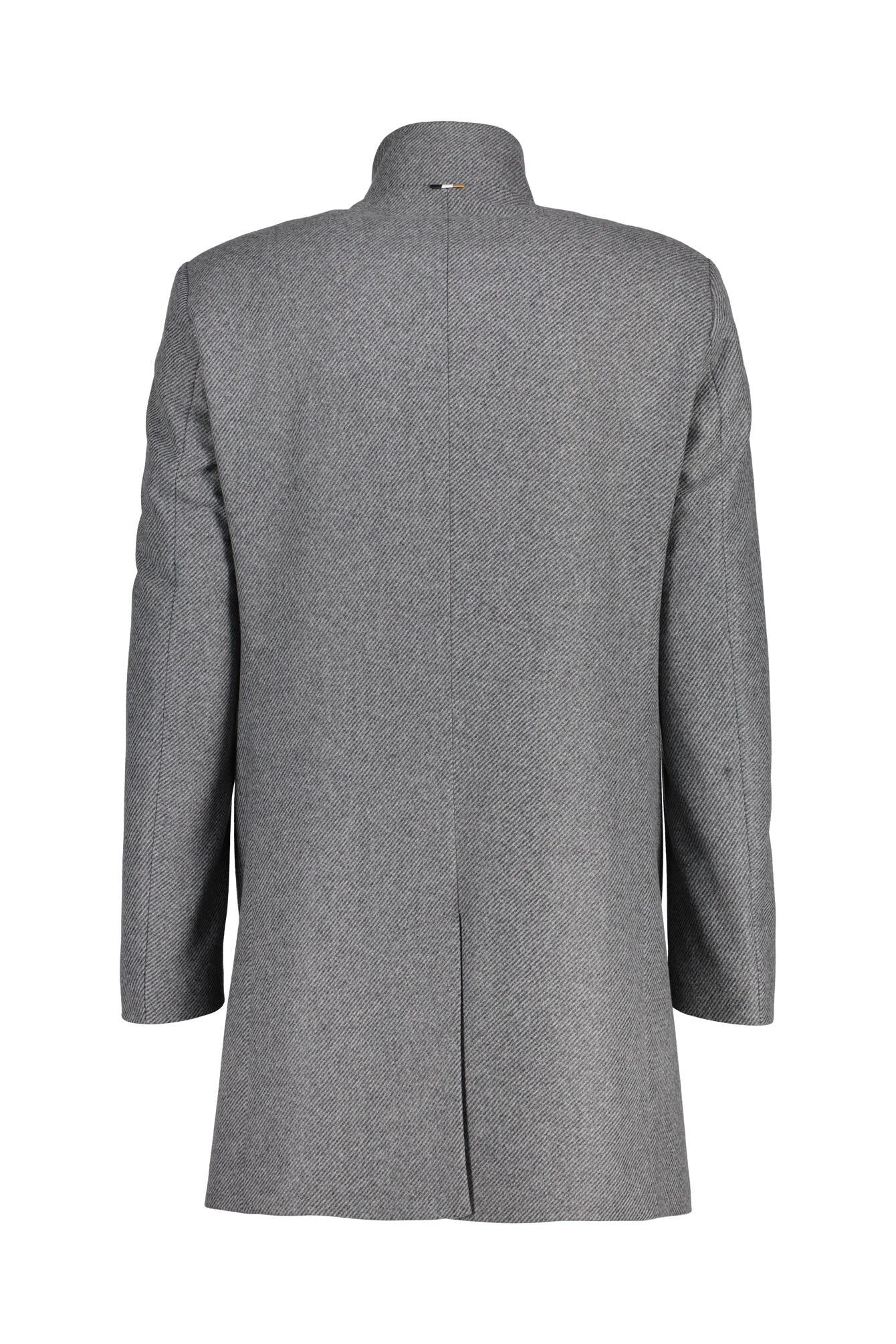 Wollmantel mit Stehkragen - 021-Dark Grey - Grau
