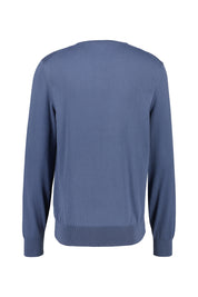 Strickpullover UPACAS aus Baumwolle - 468-Open Blue - Blau