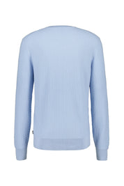Strickpullover IMBERTO aus Baumwolle - 450-Light/Pastel Blue - Blau