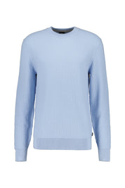 Strickpullover IMBERTO aus Baumwolle - 450-Light/Pastel Blue - Blau