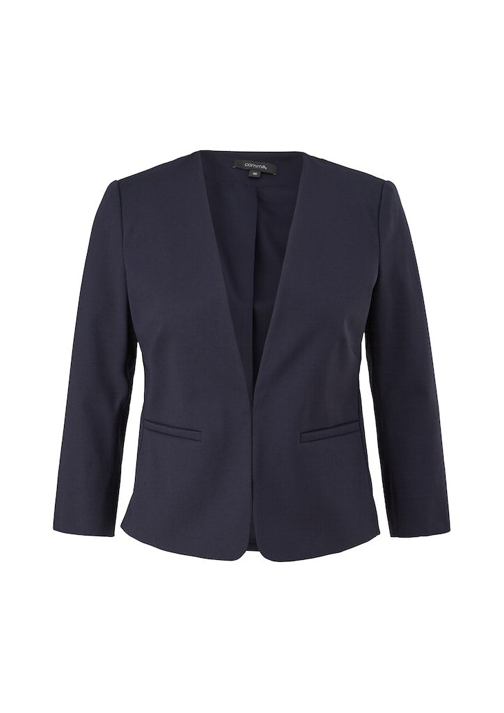 Verkürzter Blazer - 5976-BLUE - Blau