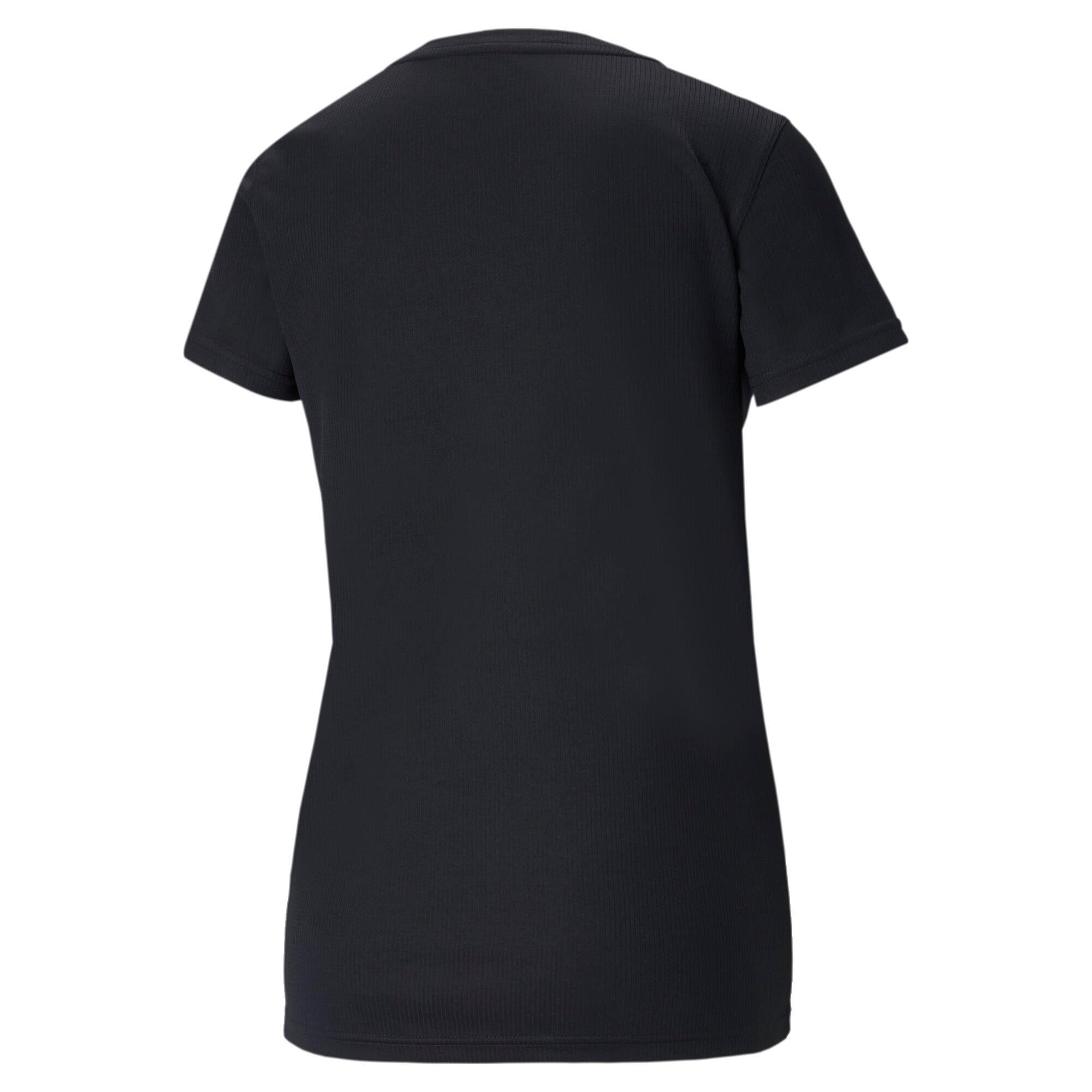 T-Shirt mit reflektierendem Logo - 001-PUMA BLACK - Schwarz